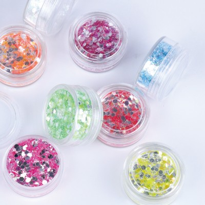 Holographic Candy uv color  Cosmetic Grade Chunky Glitter for face decoration