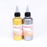 Water based pearly metallic color Spray Tattoo Paints airbrush liquid face body paint