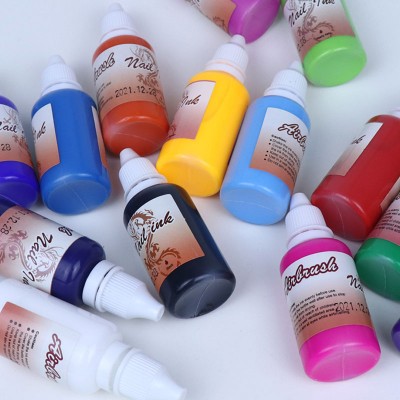 Bulk Waterproof Airbrush liquid Acrylic Paint for wood plastic leather